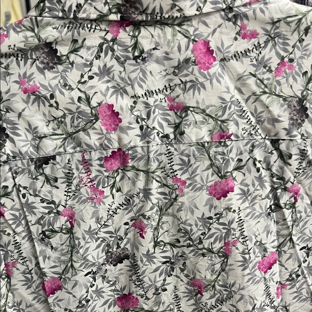 Ted Baker Floral Patterned Men's LS Button Down Shirt - Picture 6 of 6